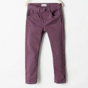 Zara girls stretch slim fit trousers / jeans 9 /10